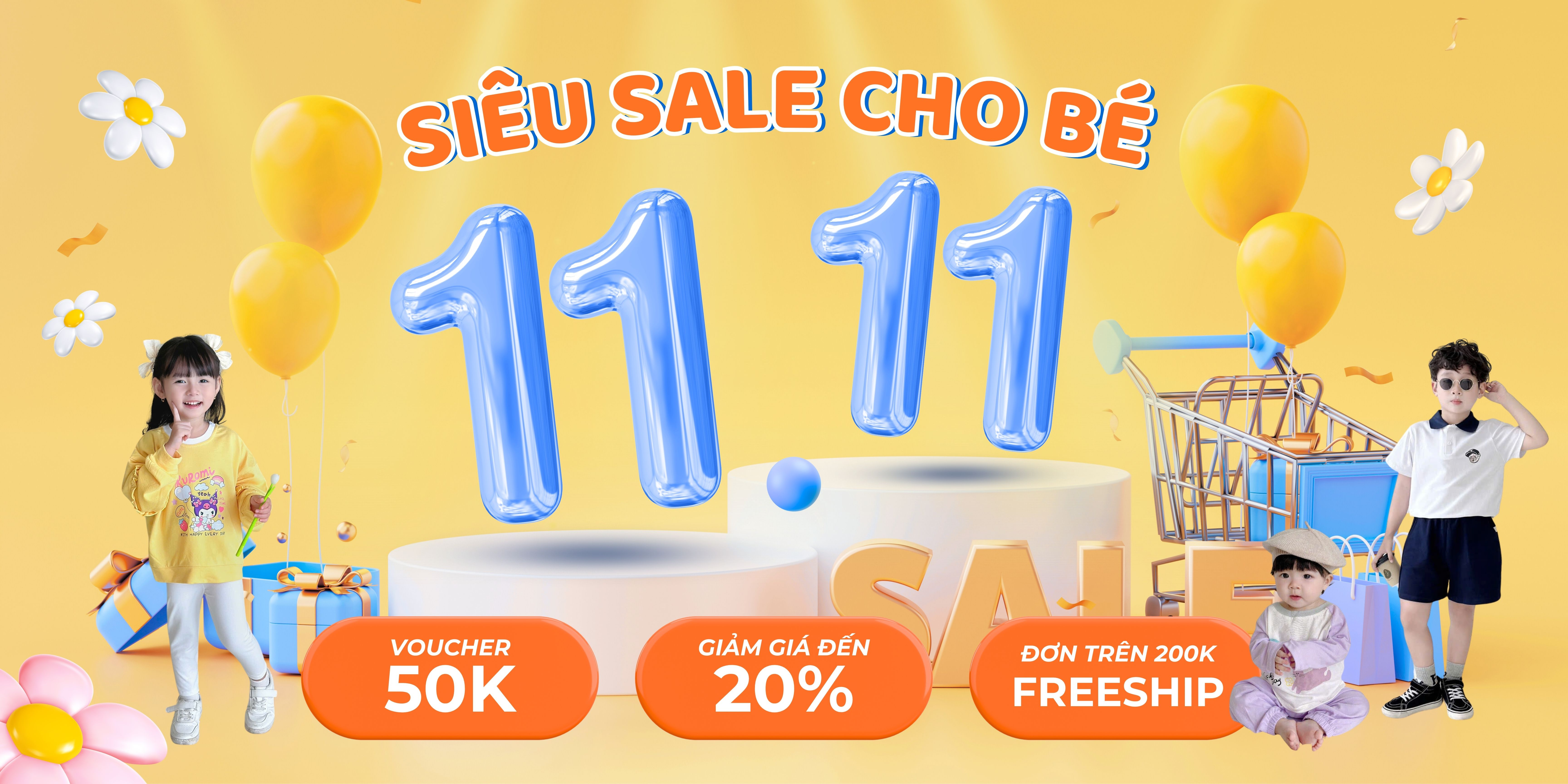 Banner sale ngày 11.11